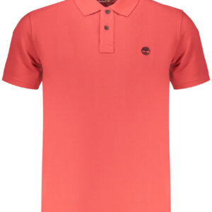 TIMBERLAND POLO MANICHE CORTE UOMO ROSSO
