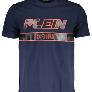 PLEIN SPORT T-SHIRT MANICHE CORTE UOMO BLU