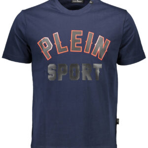 PLEIN SPORT T-SHIRT MANICHE CORTE UOMO BLU