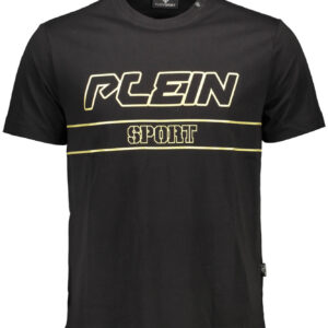 PLEIN SPORT T-SHIRT MANICHE CORTE UOMO NERO