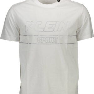 PLEIN SPORT T-SHIRT MANICHE CORTE UOMO BIANCO