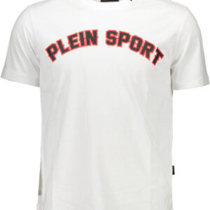 PLEIN SPORT T-SHIRT MANICHE CORTE UOMO BIANCO