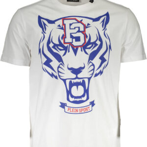 PLEIN SPORT T-SHIRT MANICHE CORTE UOMO BIANCO