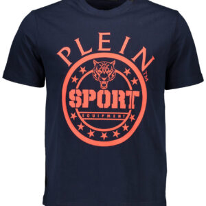 PLEIN SPORT T-SHIRT MANICHE CORTE UOMO BLU