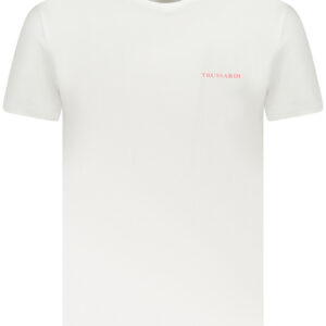 TRUSSARDI T-SHIRT MANICHE CORTE UOMO BIANCO