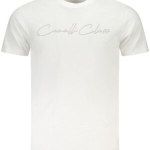 CAVALLI CLASS T-SHIRT MANICHE CORTE UOMO BIANCO