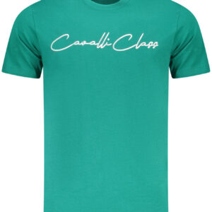 CAVALLI CLASS T-SHIRT MANICHE CORTE UOMO VERDE