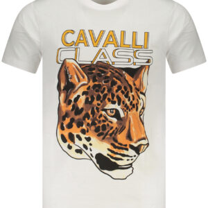 CAVALLI CLASS T-SHIRT MANICHE CORTE UOMO BIANCO