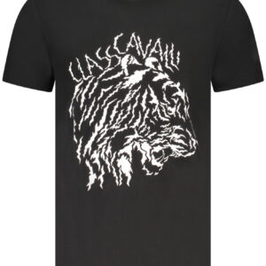 CAVALLI CLASS T-SHIRT MANICHE CORTE UOMO NERO