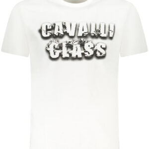CAVALLI CLASS T-SHIRT MANICHE CORTE UOMO BIANCO