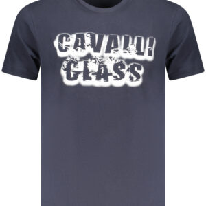 CAVALLI CLASS T-SHIRT MANICHE CORTE UOMO BLU