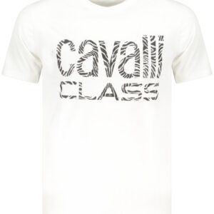 CAVALLI CLASS T-SHIRT MANICHE CORTE UOMO BIANCO