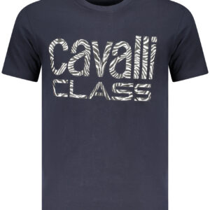 CAVALLI CLASS T-SHIRT MANICHE CORTE UOMO BLU