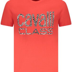 CAVALLI CLASS T-SHIRT MANICHE CORTE UOMO ROSSO