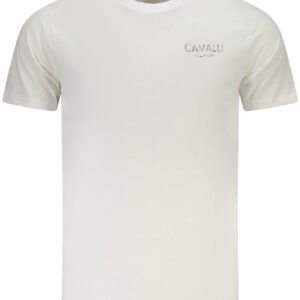 CAVALLI CLASS T-SHIRT MANICHE CORTE UOMO BIANCO