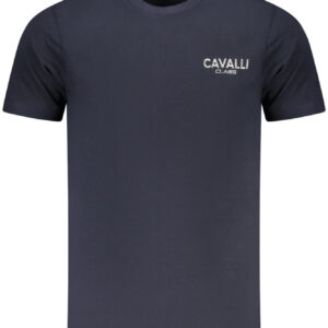 CAVALLI CLASS T-SHIRT MANICHE CORTE UOMO BLU