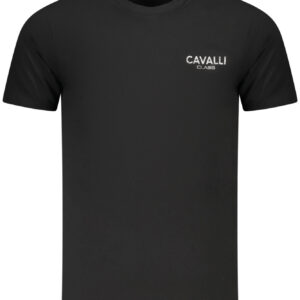CAVALLI CLASS T-SHIRT MANICHE CORTE UOMO NERO