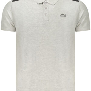 CAVALLI CLASS POLO MANICHE CORTE UOMO GRIGIO