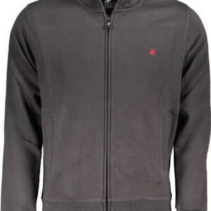 U.S. GRAND FELPA CON ZIP UOMO GRIGIO