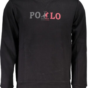 U.S. GRAND FELPA SENZA ZIP UOMO NERO