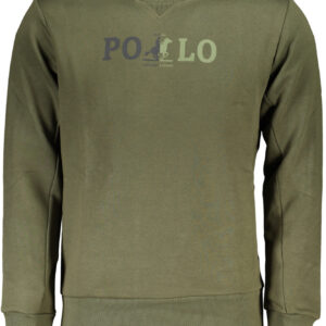 U.S. GRAND FELPA SENZA ZIP UOMO VERDE