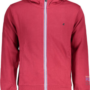 U.S. GRAND FELPA CON ZIP UOMO ROSSO