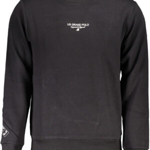 U.S. GRAND FELPA SENZA ZIP UOMO NERO