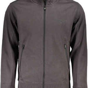 U.S. GRAND FELPA CON ZIP UOMO GRIGIO