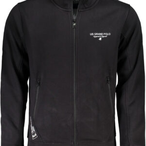 U.S. GRAND FELPA CON ZIP UOMO NERO