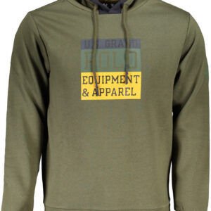 U.S. GRAND FELPA SENZA ZIP UOMO VERDE