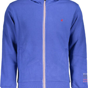U.S. GRAND FELPA CON ZIP UOMO BLU