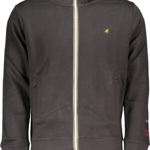 U.S. GRAND FELPA CON ZIP UOMO GRIGIO