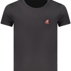U.S. GRAND T-SHIRT MANICHE CORTE UOMO NERO