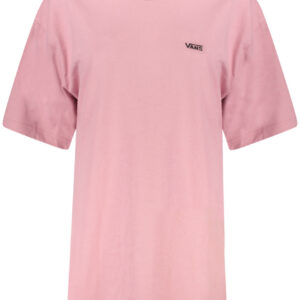 VANS T-SHIRT MANICHE CORTE DONNA ROSA