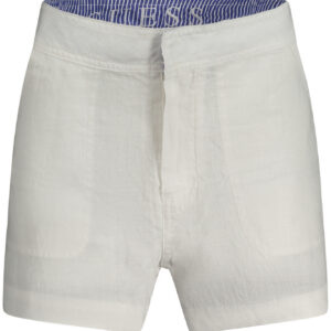 GUESS JEANS PANTALONE SHORT DONNA BIANCO