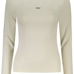 GUESS JEANS T-SHIRT MANICHE LUNGHE DONNA BIANCO