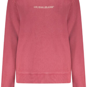 GUESS JEANS FELPA SENZA ZIP DONNA ROSSO