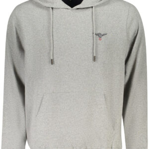 ACCADEMIA MILITARE FELPA CON ZIP UOMO GRIGIO