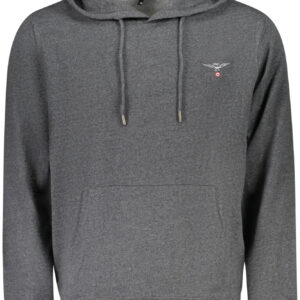 ACCADEMIA MILITARE FELPA CON ZIP UOMO GRIGIO
