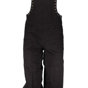 GUESS JEANS PANTALONE A SALOPETTE DONNA NERO