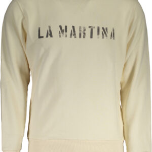 LA MARTINA FELPA SENZA ZIP UOMO BIANCO