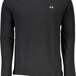 LA MARTINA T-SHIRT MANICHE LUNGHE UOMO NERO