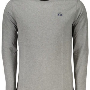 LA MARTINA T-SHIRT MANICHE LUNGHE UOMO GRIGIO
