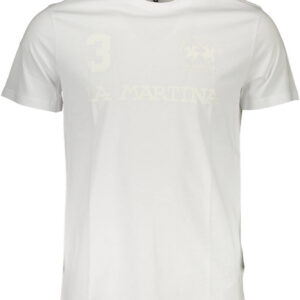 LA MARTINA T-SHIRT MANICHE CORTE UOMO BIANCO