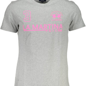 LA MARTINA T-SHIRT MANICHE CORTE UOMO GRIGIO