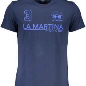 LA MARTINA T-SHIRT MANICHE LUNGHE UOMO BLU