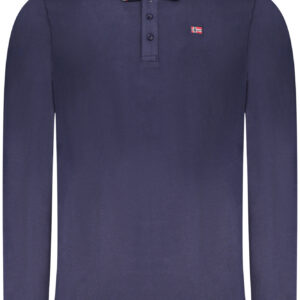 NORWAY 1963 POLO MANICHE LUNGHE UOMO BLU