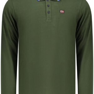 NORWAY 1963 POLO MANICHE LUNGHE UOMO VERDE