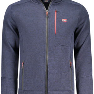 NORWAY 1963 FELPA CON ZIP UOMO BLU