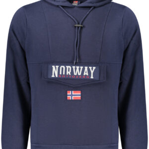 NORWAY 1963 FELPA SENZA ZIP UOMO BLU